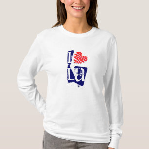 I amor retro Los Ángeles de la camiseta de la moda