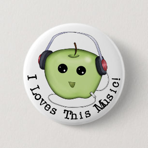 ¡I amores esta música! Botón verde de Apple