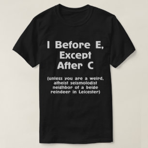 I antes de camiseta divertida de la matemáticas d