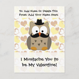 I bigote usted a ser mi tarjeta del día de San