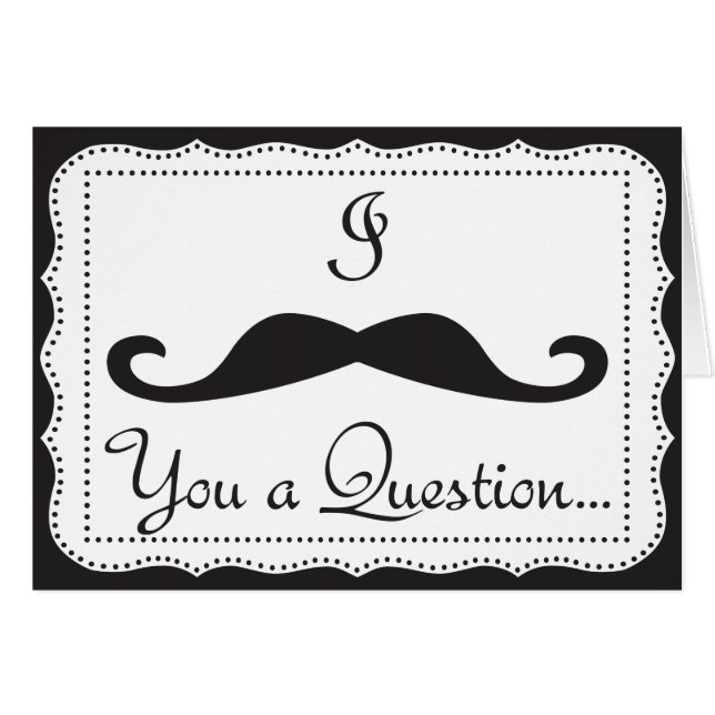 I bigote usted una pregunta, espacio en blanco, (Anverso (Horizontal))