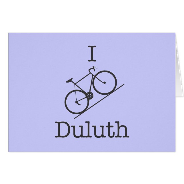 I Bike Duluth (Anverso (Horizontal))