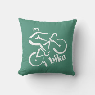 I BIKE personalizado color de lanzar almohada