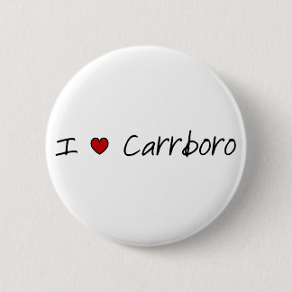 I botón de Carrboro del corazón