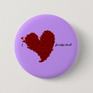 I botón de Fastpitch del corazón