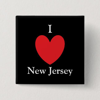 I botón de New Jersey del corazón