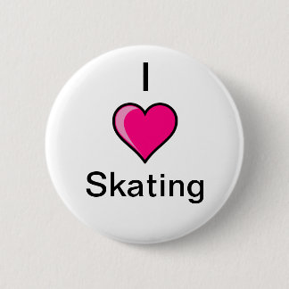 I botón patinador del corazón