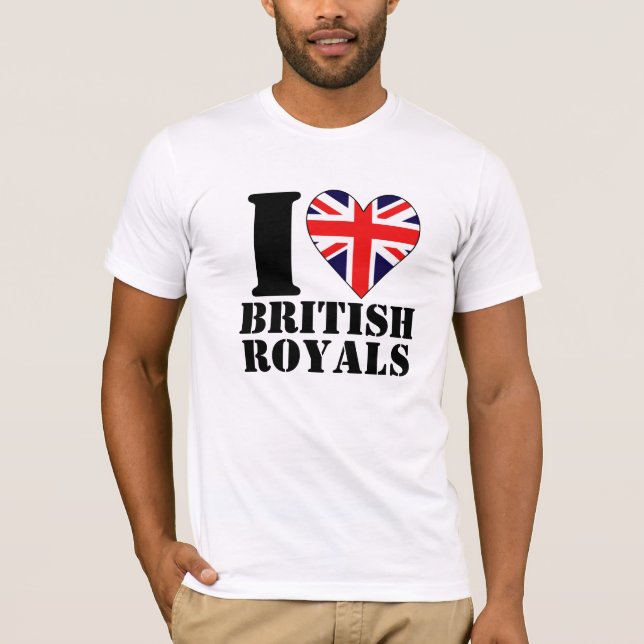 I camisa británica de los Royals del corazón (Anverso)