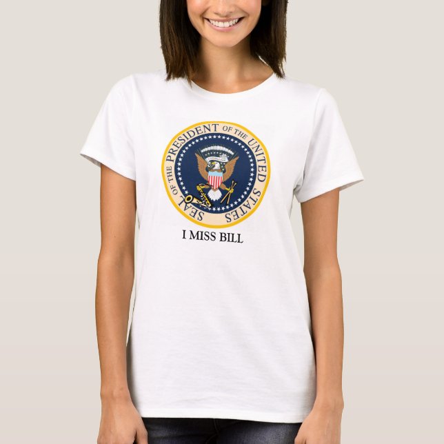 I camisa de Srta. Bill Clinton (Anverso)