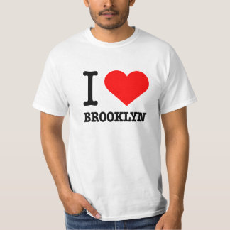 I camiseta de Brooklyn del corazón
