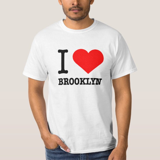 I camiseta de Brooklyn del corazón (Anverso)