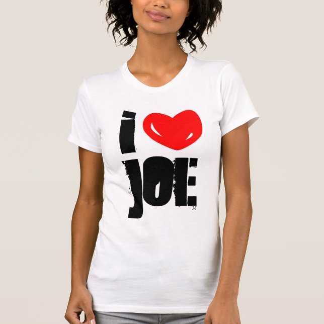 I camiseta de Joe del corazón (Anverso)