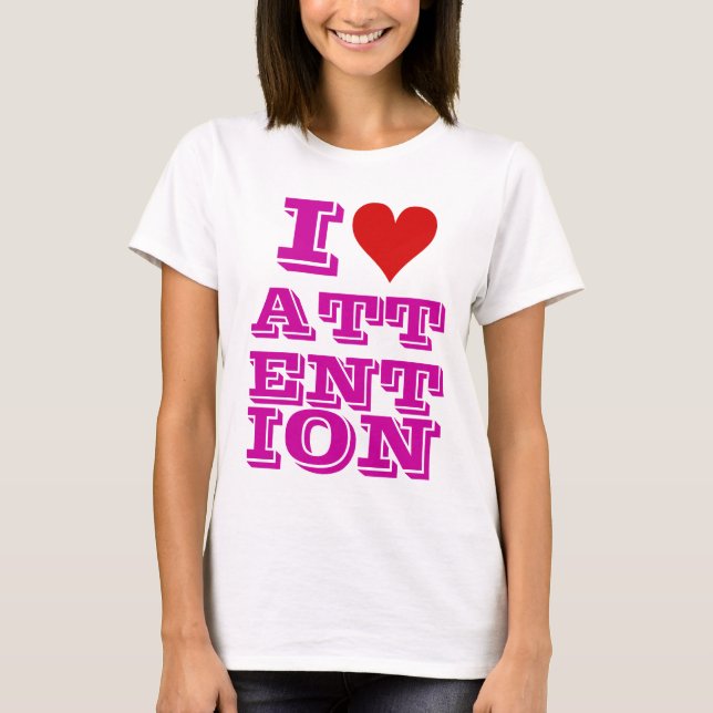 I CAMISETA DE LA ATENCIÓN DEL CORAZÓN (Anverso)