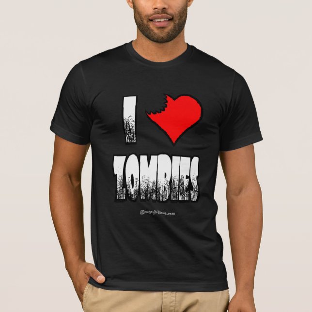 I camiseta de la oscuridad de los zombis del (Anverso)