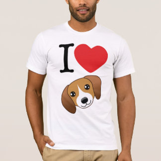 I camiseta de los beagles del corazón