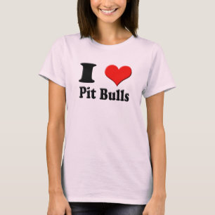 I camiseta de los pitbulls del corazón