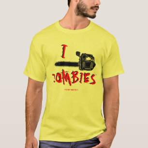 I camiseta de los zombis de la motosierra