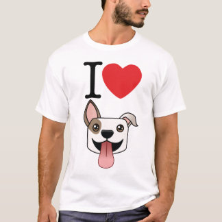 I camiseta de Pitbulls del corazón