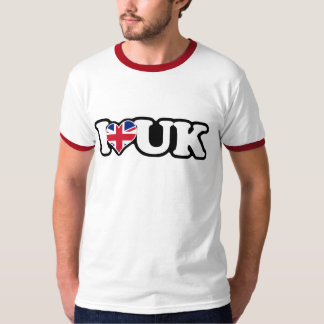 I camiseta de Reino Unido del corazón