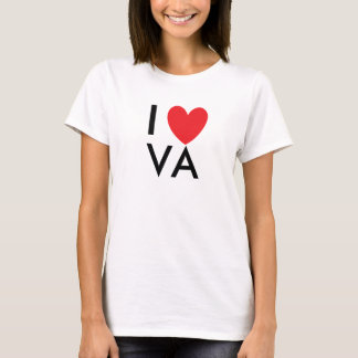 I camiseta de Virginia del corazón