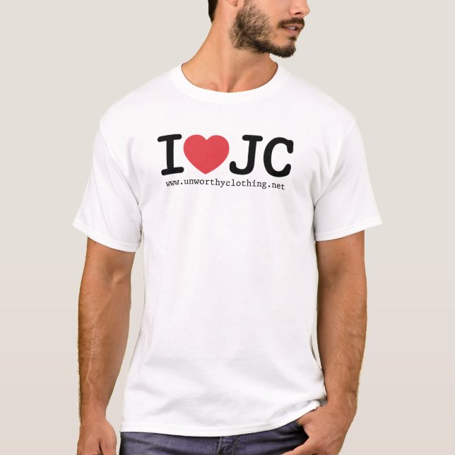I camiseta del corazón JC (Anverso)