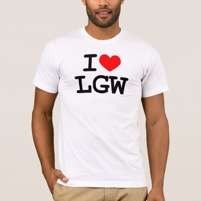 I camiseta del corazón LGW (Anverso)