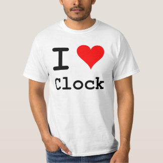 I camiseta del reloj del corazón