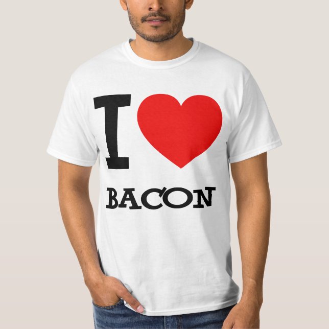 I camiseta del tocino del corazón (Anverso)