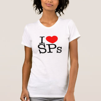 I camiseta femenina ligera del SPS del corazón