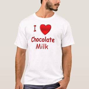 I camisetas del chocolate caliente del corazón