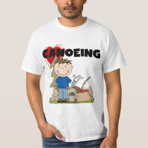 I camisetas y regalos Canoeing del muchacho del