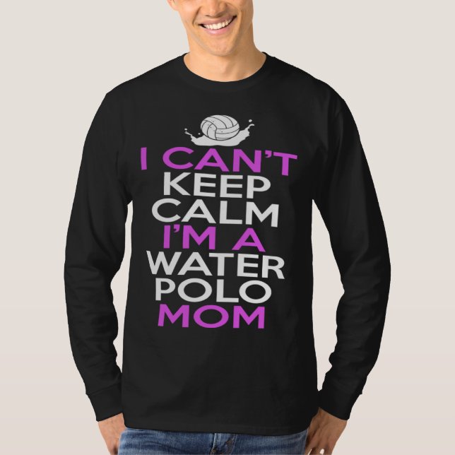 I Can Keep Calm I m A Water Polo Mom Ball Goal Net (Anverso)