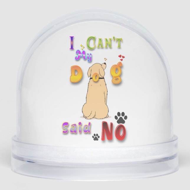 I Can't My Dog Said No (Anverso)