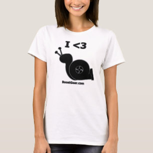 I caracol de Turbo del corazón - camiseta para