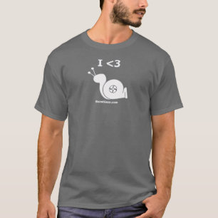 I caracol de Turbo del corazón - camiseta para