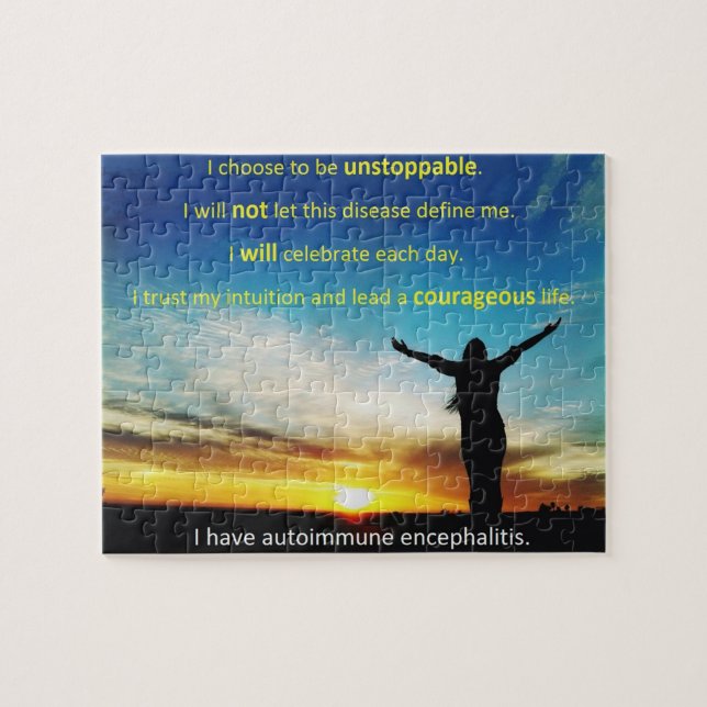 I Choose to be Unstoppable 110-piece puzzle (Horizontal)