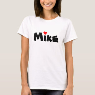 ¿I corazón (amor) Mike o? Camiseta