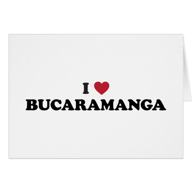 I corazón Bucaramanga Colombia (Anverso (Horizontal))