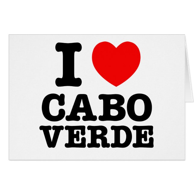 I corazón Cabo Verde (Anverso (Horizontal))