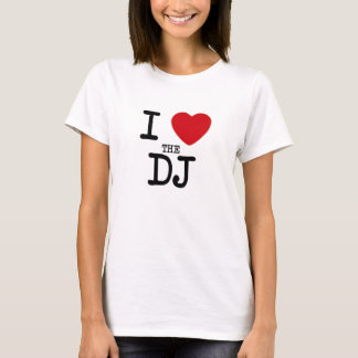 I corazón la camiseta para mujer de DJ