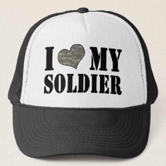 I corazón mi gorra del soldado