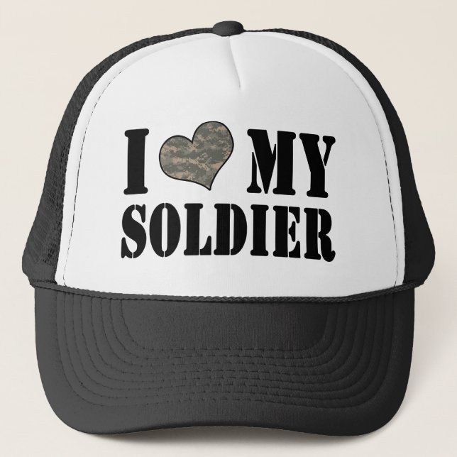 I corazón mi gorra del soldado (Anverso)