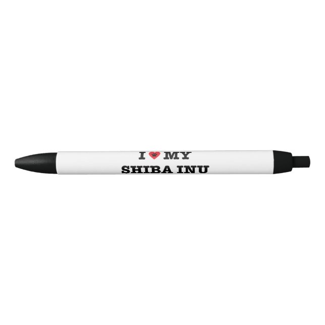 I corazón mi pluma de Shiba Inu (Anverso)