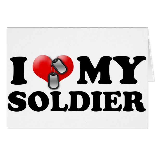I (corazón) mi soldado (Anverso (Horizontal))