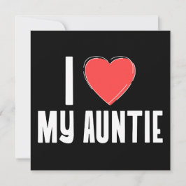 I (Corazón) Mi tarjeta de tía - Amor dulce por tía