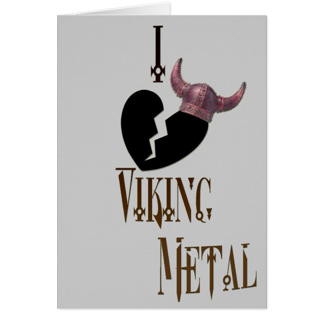 *I - corazón Viking Metal* (Frente)