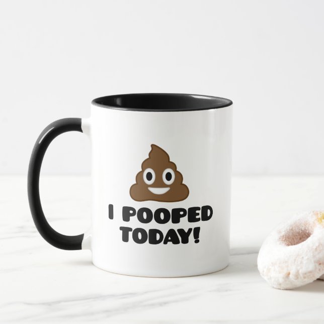 I de Pooped taza de café hoy (Con donut)