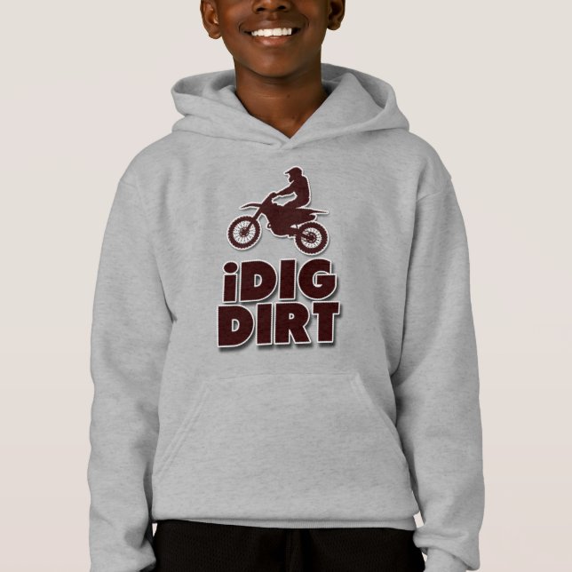 I Dig Dirt Funny Motocross Dirt Bike (Anverso)
