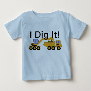I Dig It Design - Baby Fine Jersey Camiseta