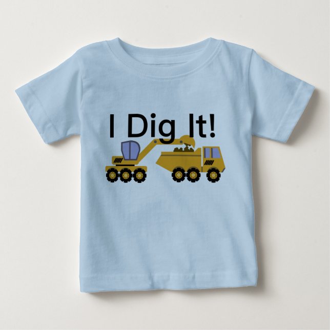 I Dig It Design - Baby Fine Jersey Camiseta (Anverso)